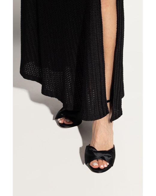 Kate Spade Black 'Bridal' Heeled Sandals