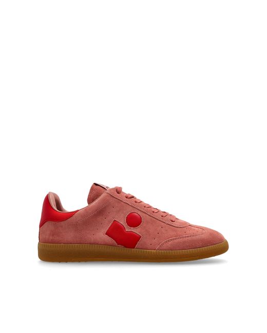 Isabel Marant Red Sneakers Bryce