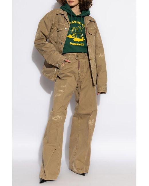 DSquared² Natural Shirt With Belt
