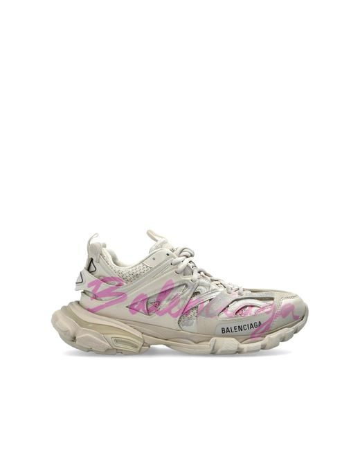 Balenciaga Natural 'Track' Sports Shoes