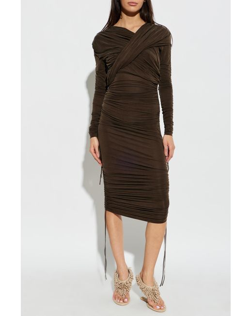 balmain brown dress Balmain