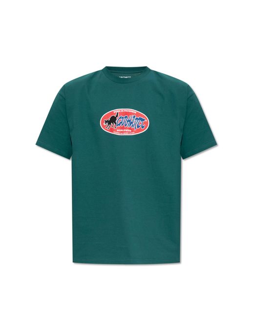 Carhartt Green Printed T-Shirt