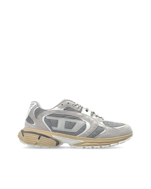 DIESEL White 'S-Pro-V-Dense Low' Sports Shoes for men