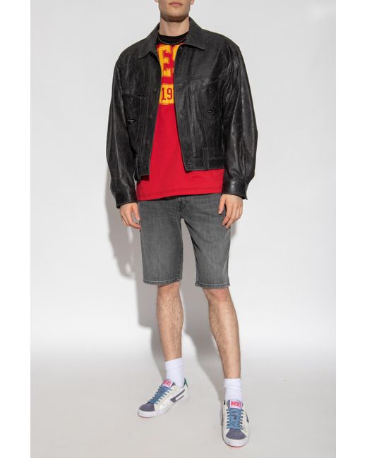 DIESEL Denim Shorts in Grey (Gray) for 