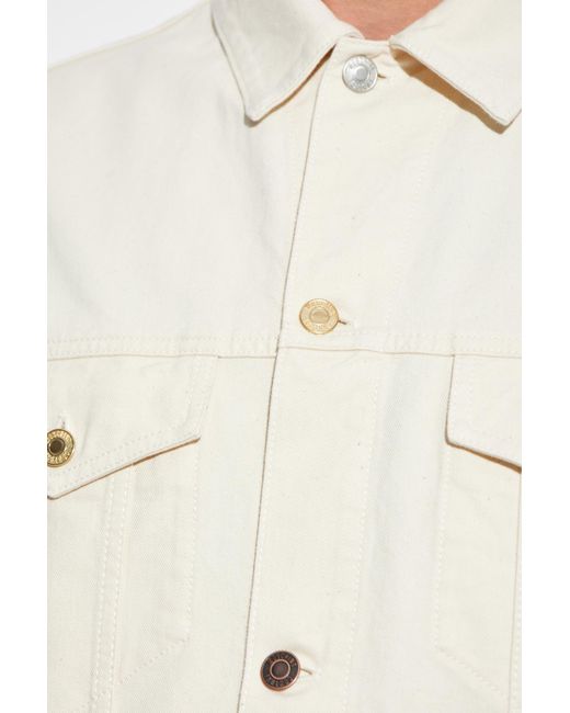 Moschino Natural Denim Jacket for men