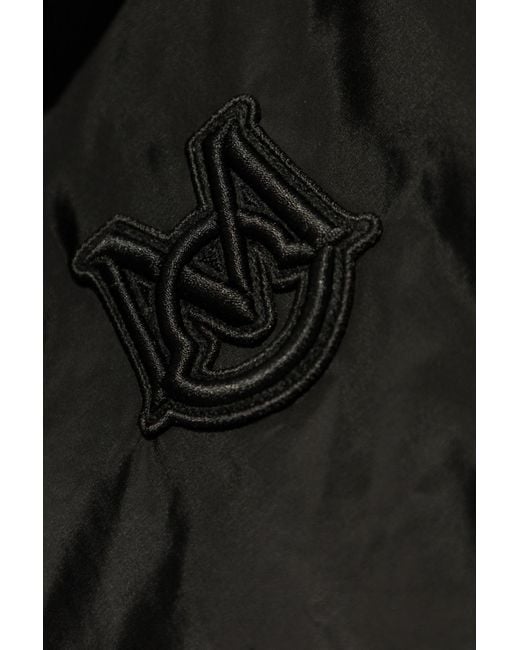 Moncler Black Reversible Jacket Vernant for men