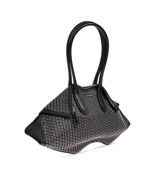 Alexander McQueen Black Handbag "Manta"