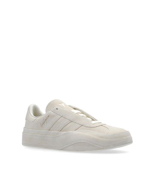 Y-3 White 'gazelle' Sneakers,