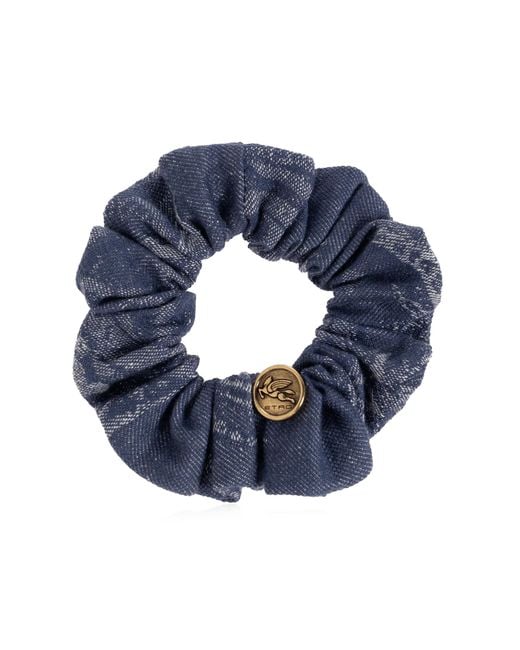 Etro Blue Hair Tie