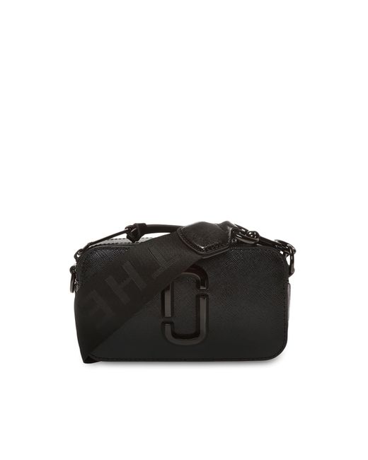 Marc Jacobs Black 'The Snapshot Small' Shoulder Bag