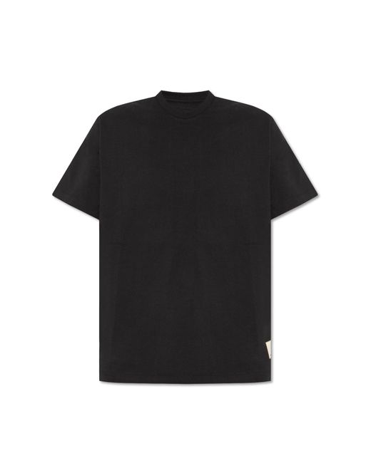 Emporio Armani Black 'sustainability' Collection T-shirt, for men