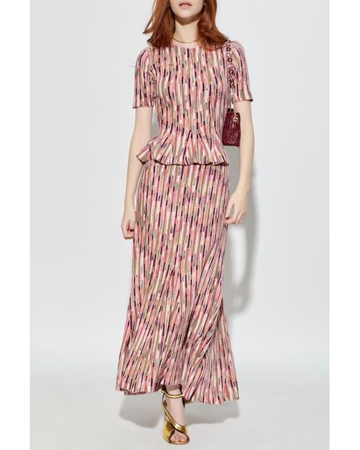 Ulla Johnson Red Samira Top