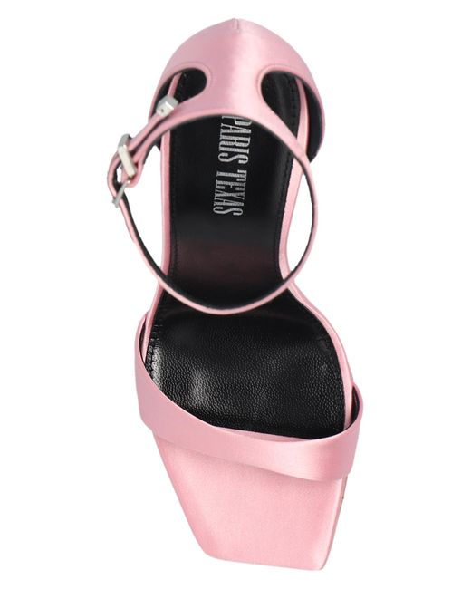 Paris Texas Pink 'stiletto' Heeled Sandals,