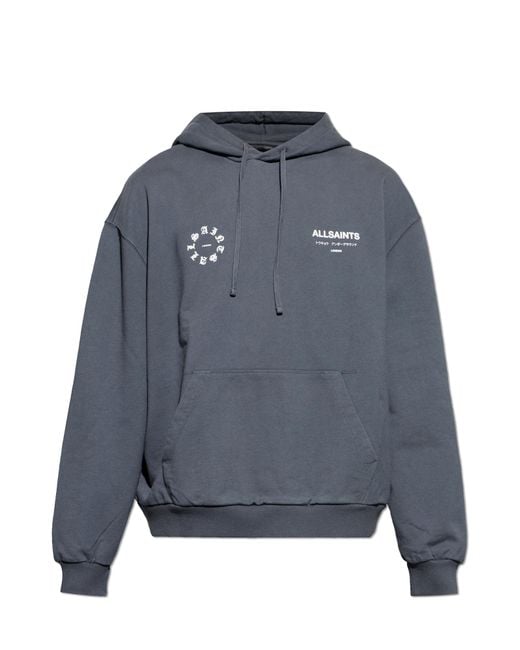 AllSaints Blue "Kindred" Sweatshirt for men