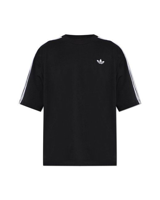 Adidas Originals Black T-Shirt With Logo for men