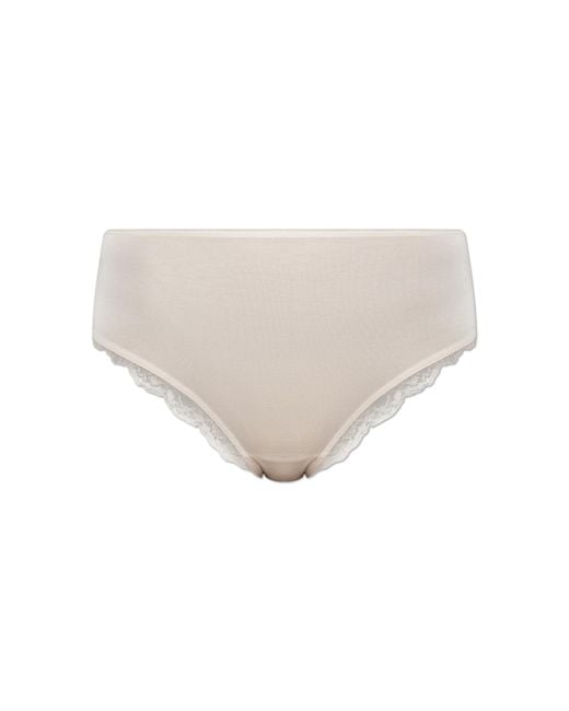 Hanro White Lace Briefs 'Dana'