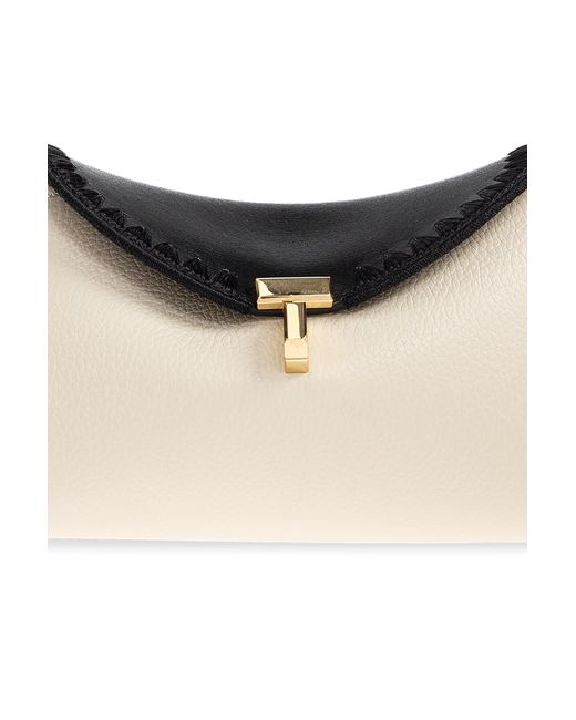 Totême  Natural 'T-Lock Mini' Leather Clutch