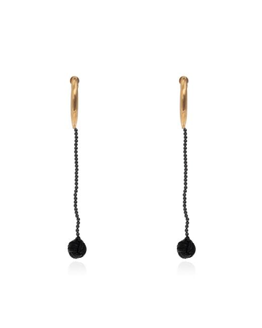 Jacquemus White 'Poissona-Lunes' Earrings