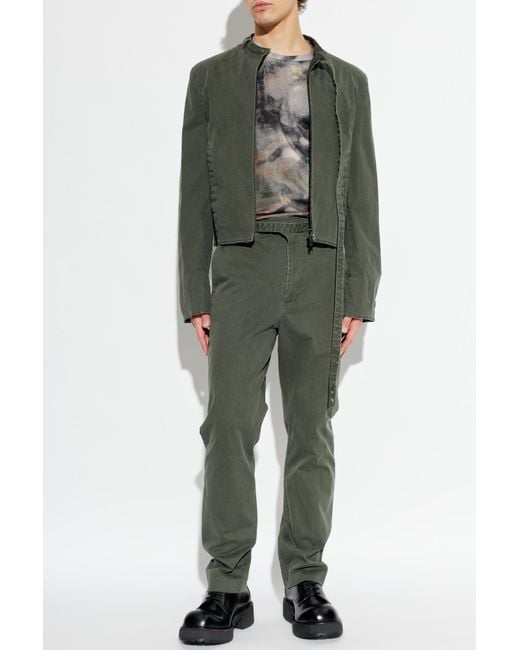 DIESEL Green Jacket 'J-Nuriel-Co' for men