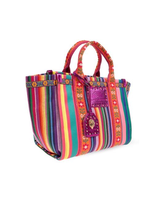 Kurt Geiger Red Southbank Small Shopper Bag