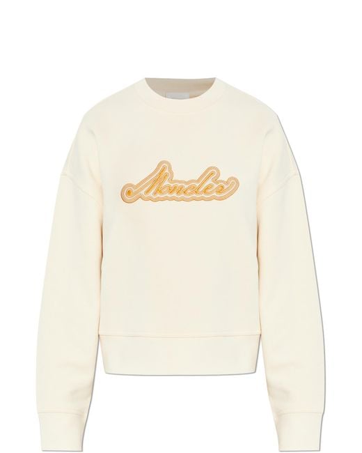 Moncler Natural Sweatshirt With Logo