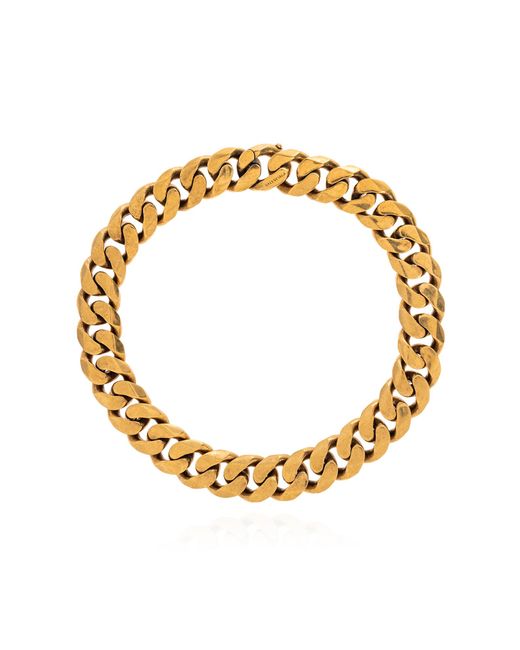 Balenciaga Metallic Brass Necklace