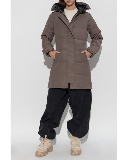 Canada Goose Brown Down Jacket "Shelburne"