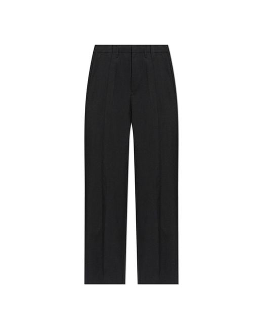 Maison Margiela Black Wool Trousers for men