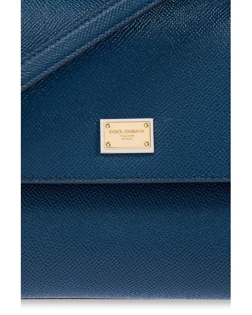 Dolce & Gabbana Blue Handbag "Sicily Large"
