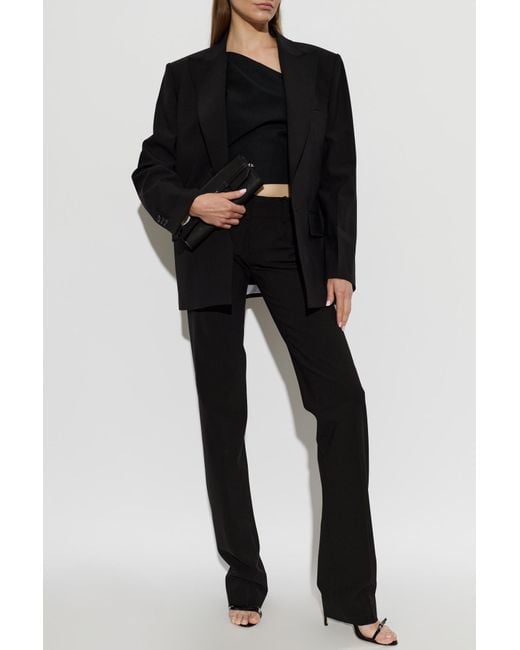DSquared² Black Single-Vent Blazer