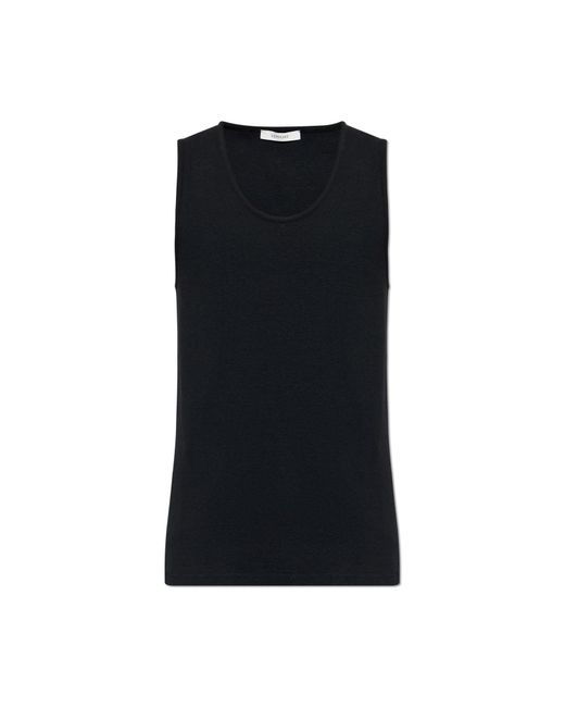 Lemaire Black Sleeveless Top for men