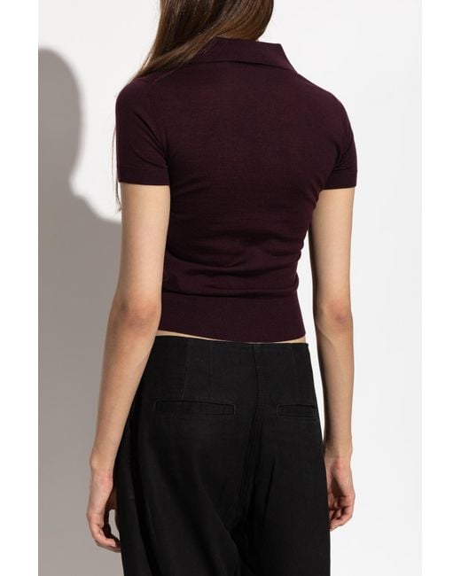 DSquared² Black Wool Polo