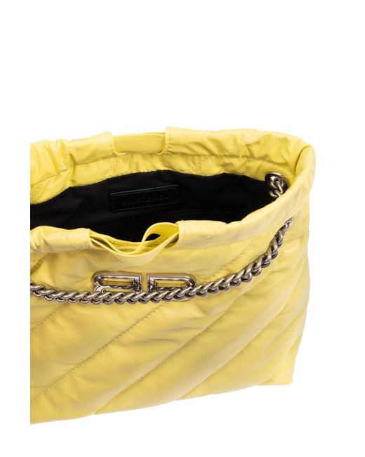 Balenciaga Yellow ‘Crush Xs’ Shoulder Bag