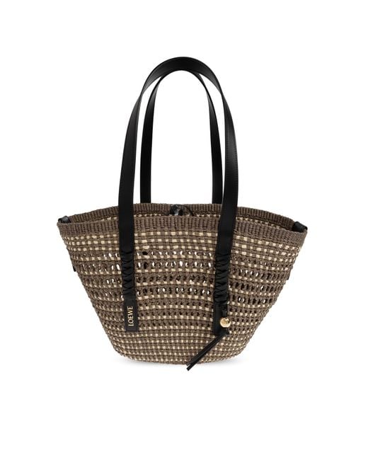 Loewe Black "Medium Braid" Bag