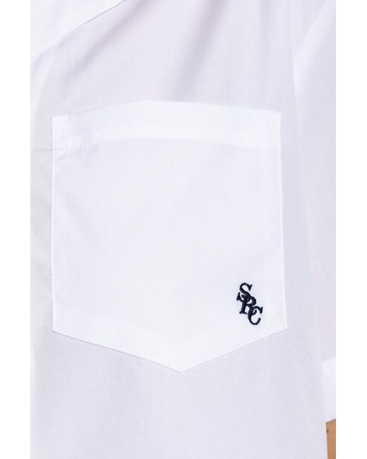 Sporty & Rich White Shirt With Pocket