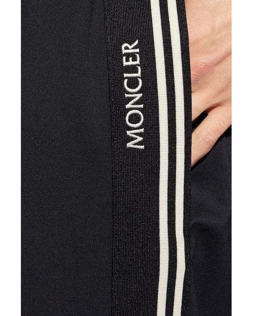 Moncler Blue Side-stripe Trousers, for men