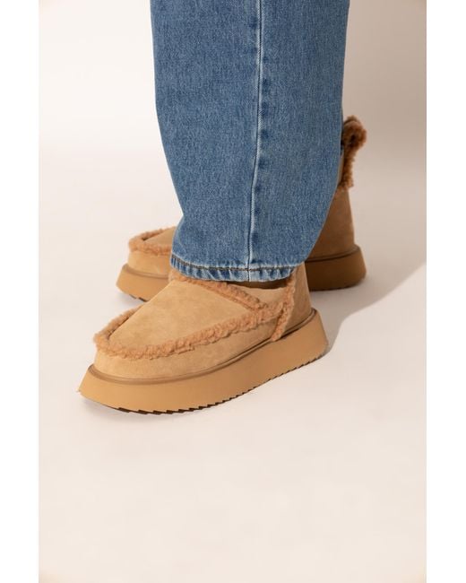 Inuikii Blue “Shearling Micro” Snow Boots