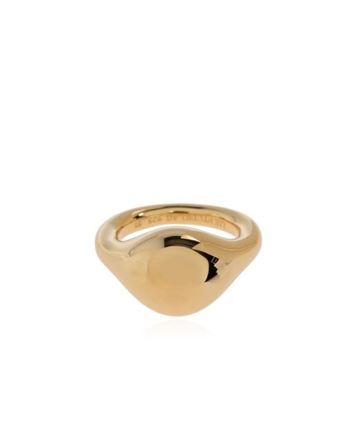 LIE STUDIO Brown Ring "Hazel"