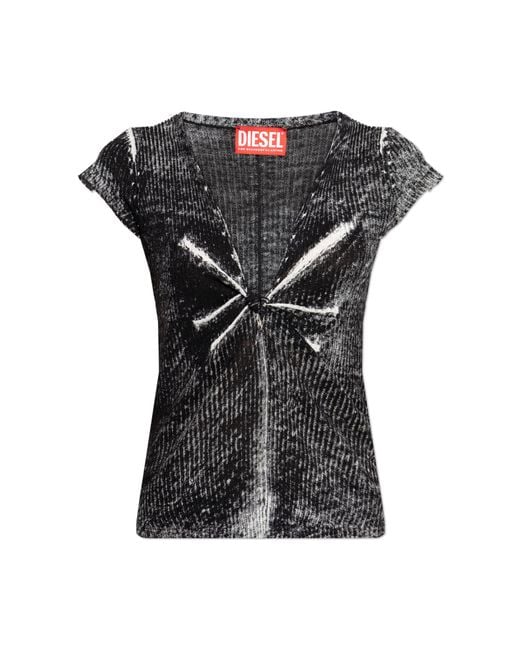 DIESEL Black 'M-Lilou' Top