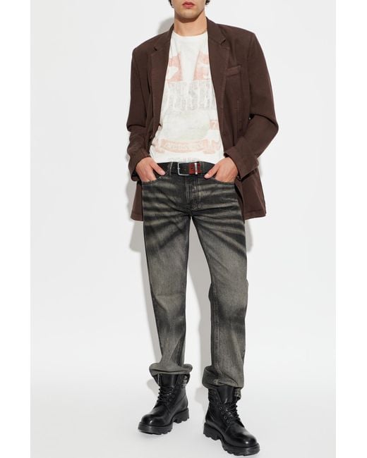 DIESEL Brown Wool Blazer 'J-Creed-Aecb' for men