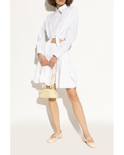 Stuart Weitzman Natural Ballet Flats "Celeste"