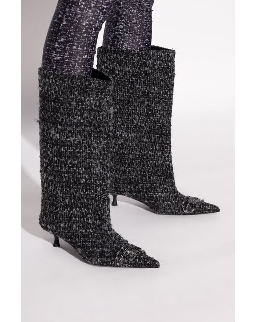 DIESEL Black 'D-Venus' Boots