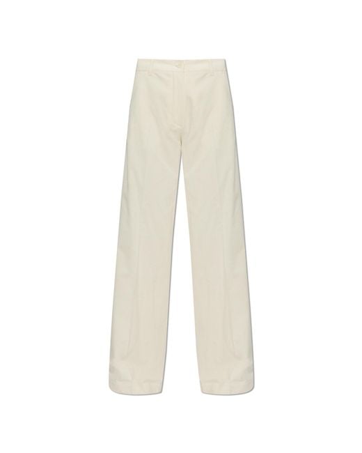 Paul & Shark White Corduroy Pants