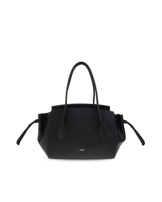 Jil Sander Black Shopper Bag