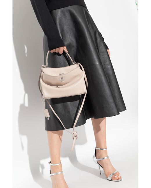 Balenciaga Gray Handbag Rodeo Mini