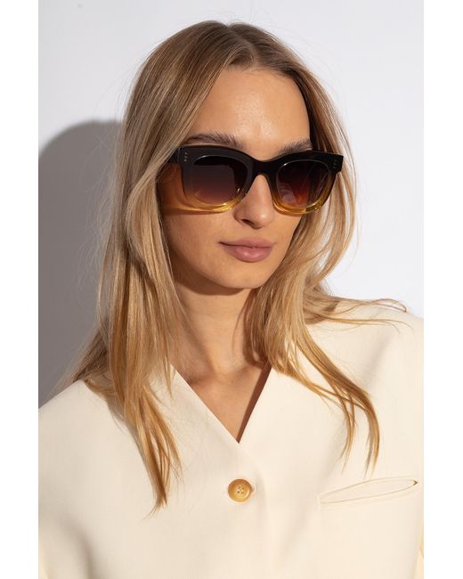 Thierry Lasry White 'gambly' Sunglasses,