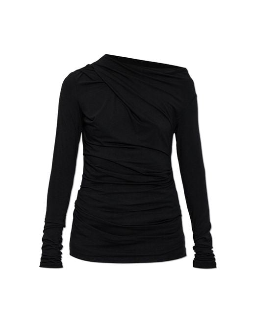 Entire studios Black Draped Top