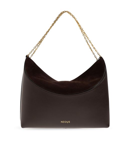 Neous Brown Shoulder Bag "Pavo West"