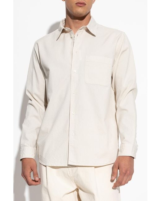 Samsøe & Samsøe Natural Shirt 'Sadamon' for men