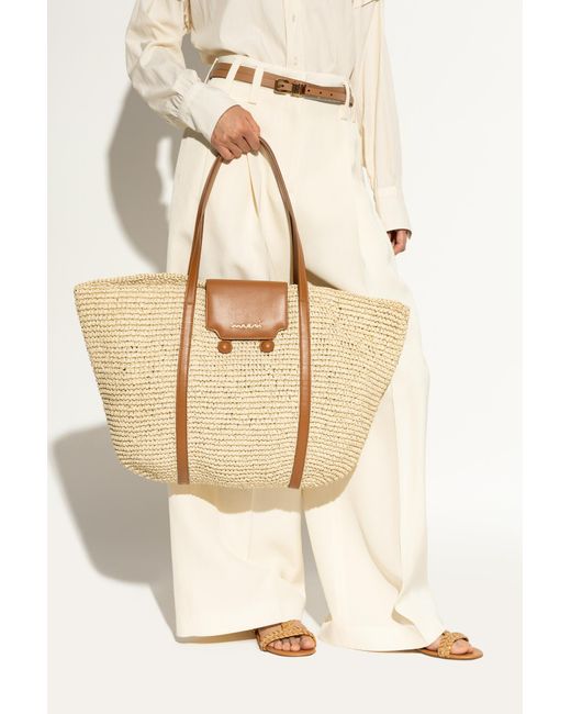 Marni Natural Shopper Type Bag